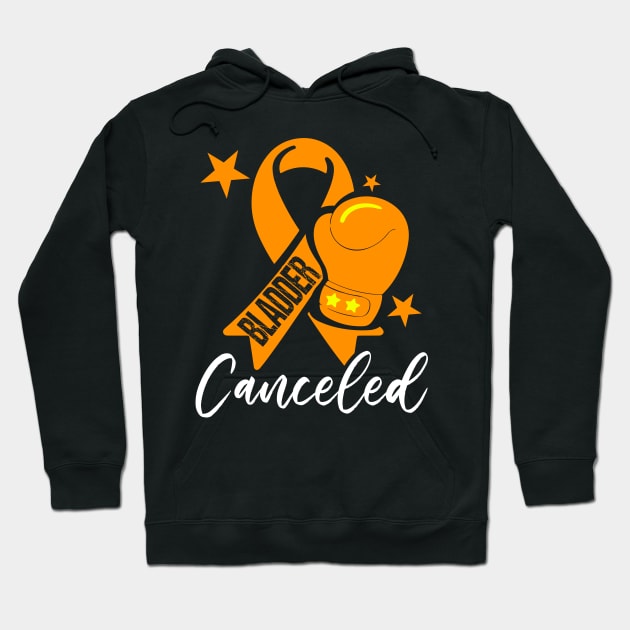 Orange Ribbon Bladder Cancer Awareness Hoodie by Outrageous Flavors